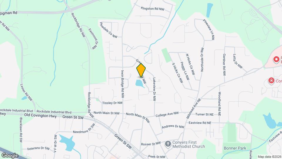 1039 Green Valley Dr NW Map and Location Details