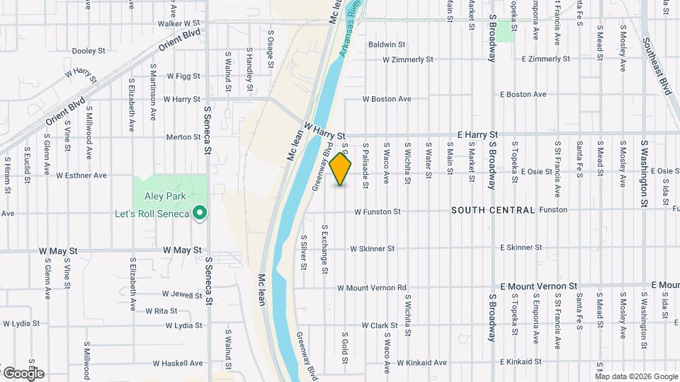 1727 S Gold St Map and Location Details