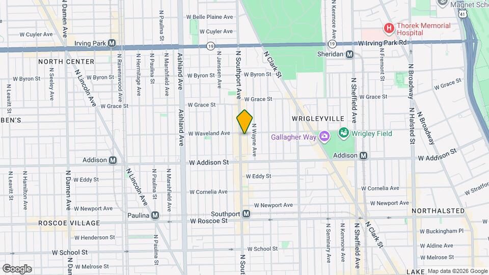 3651 N Southport Ave Map and Location Details