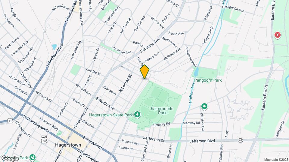 648 N Mulberry St Map and Location Details