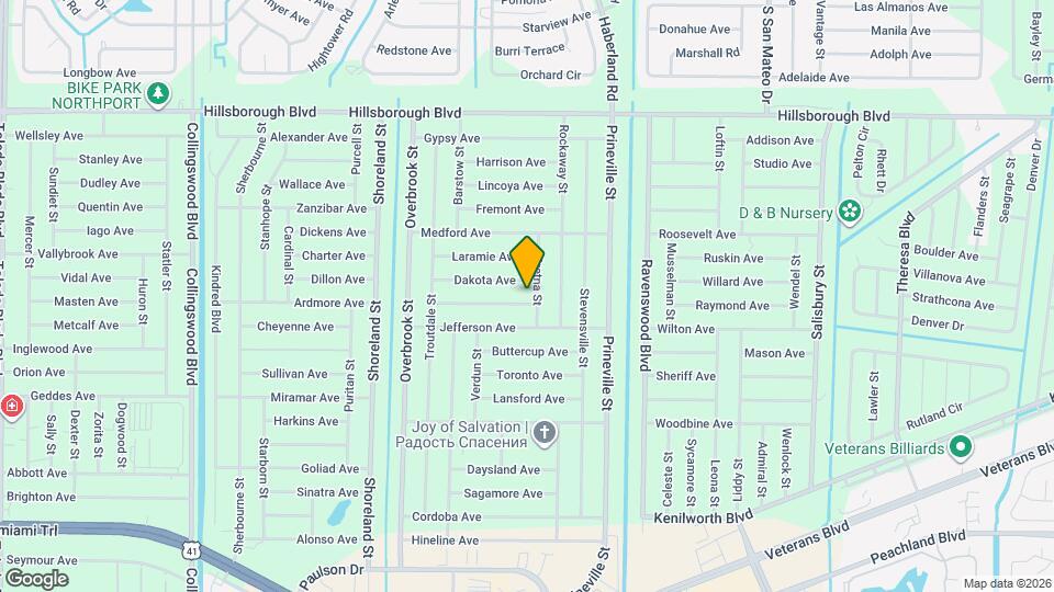 18412 Moonshadow Ave. Map and Location Details