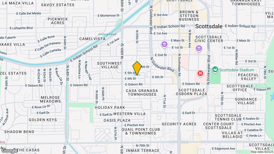 6904 E 6th St Map and Location Details