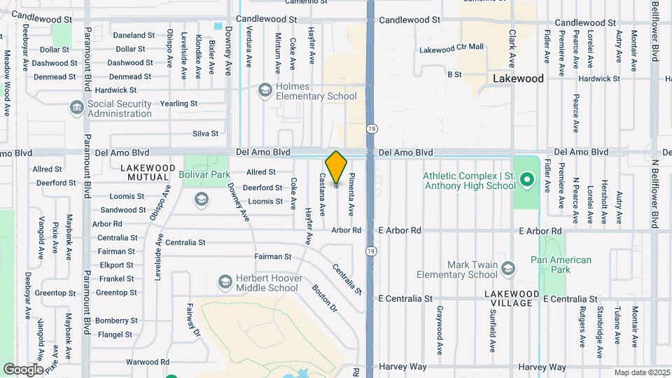 4815 Oliva Ave Map and Location Details