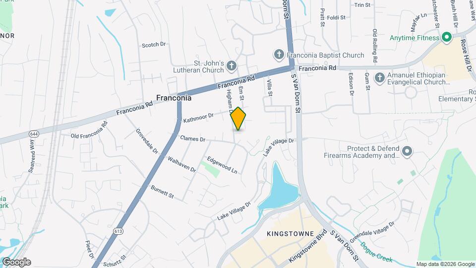 6321 Higham Dr Map and Location Details