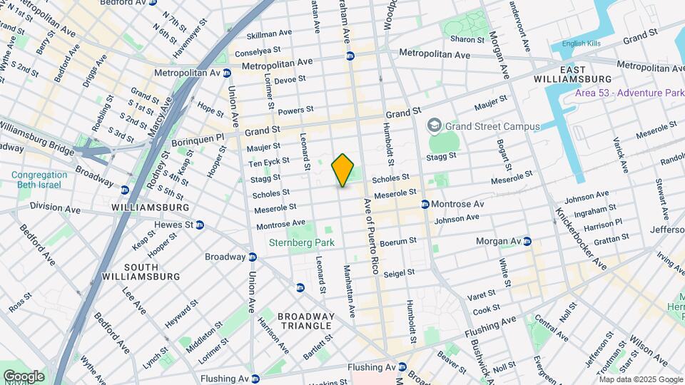 158 Manhattan Ave Map and Location Details