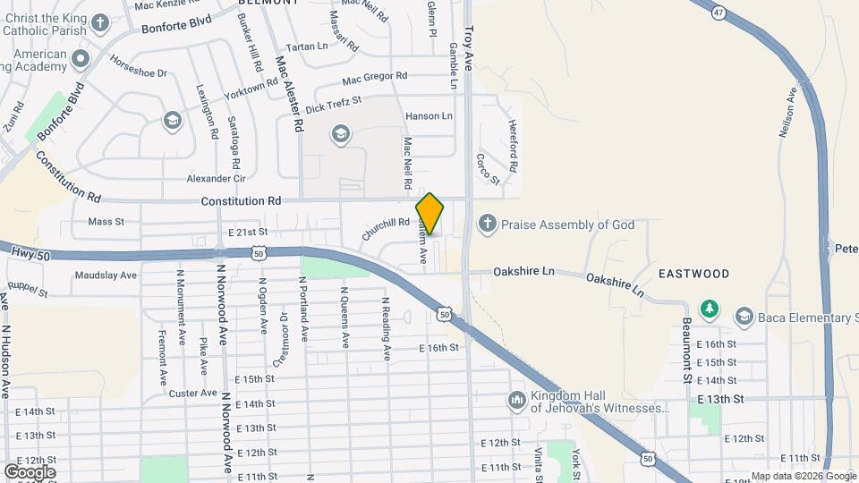 2006-2012 N Salem Ave Map and Location Details