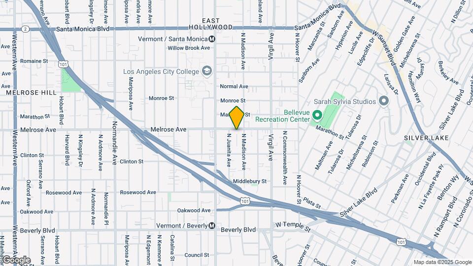 4118 Melrose Ave Mapa y Detalles de la Ubicación