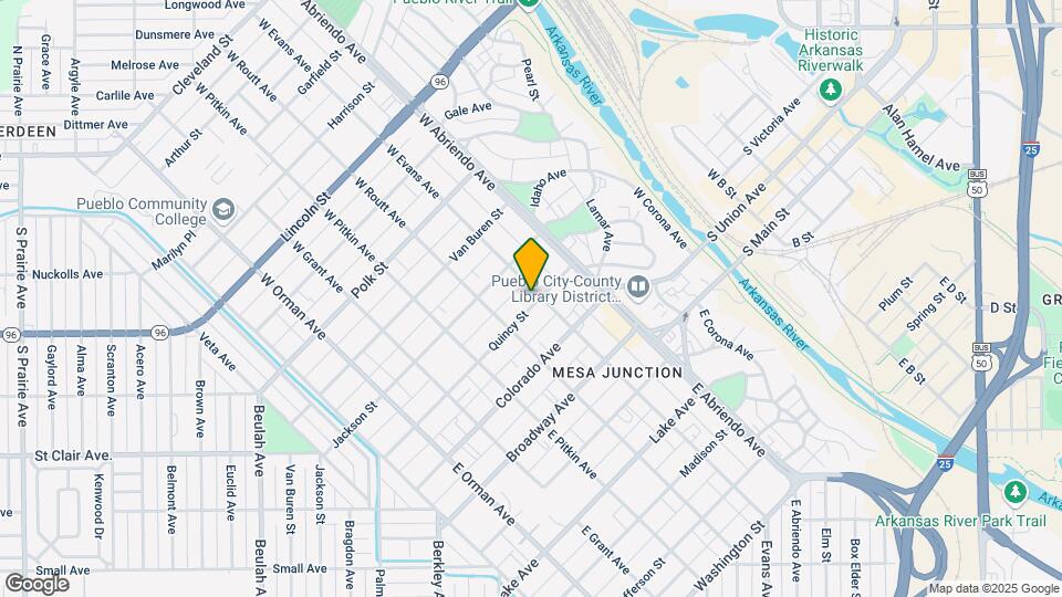 203 Quincy St Map and Location Details