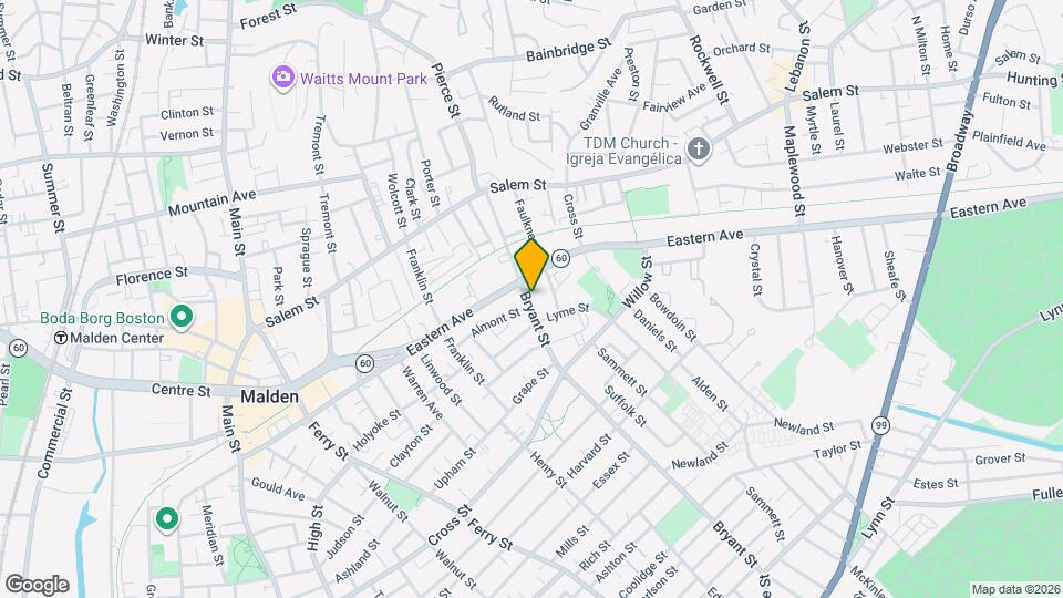 160 Bryant St Map and Location Details