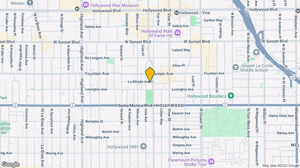 6410 La Mirada Ave Mapa y Detalles de la Ubicación
