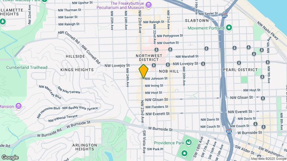 732 NW 23rd Ave Map and Location Details