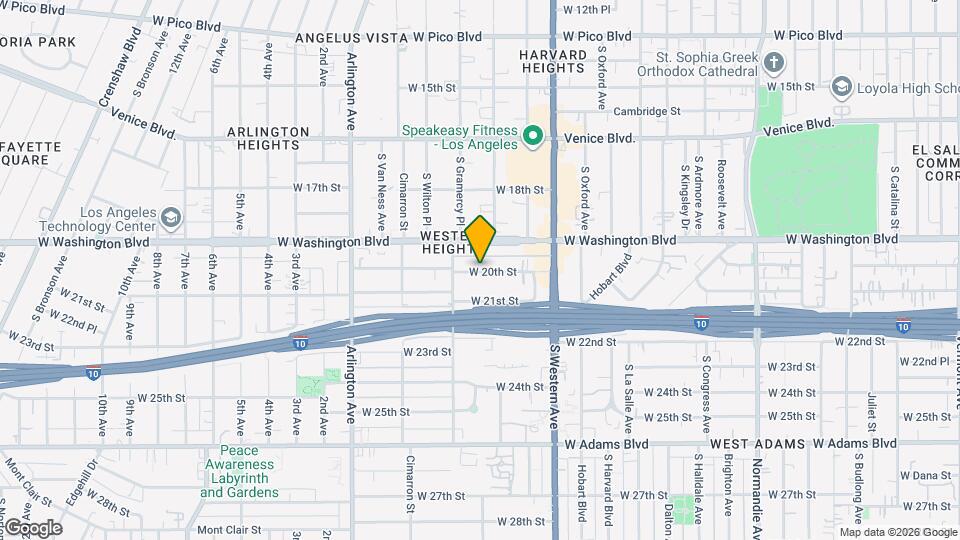 2207 W 20th St Map and Location Details