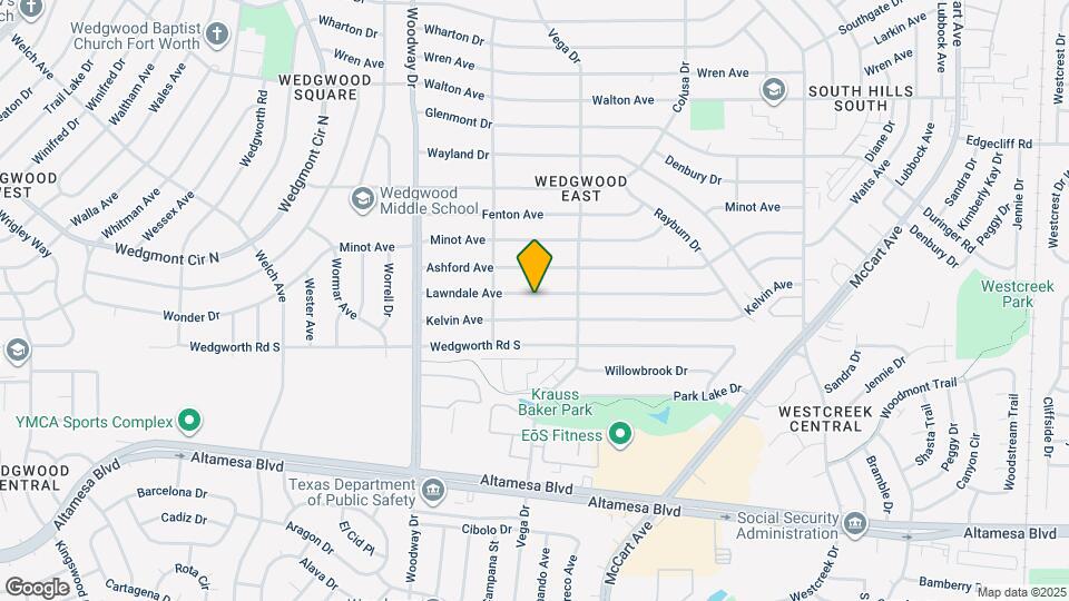 3721 Lawndale Ave Map and Location Details