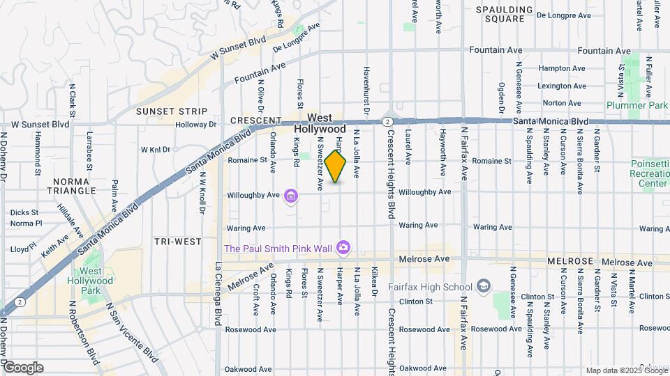 907 N Harper Ave Map and Location Details