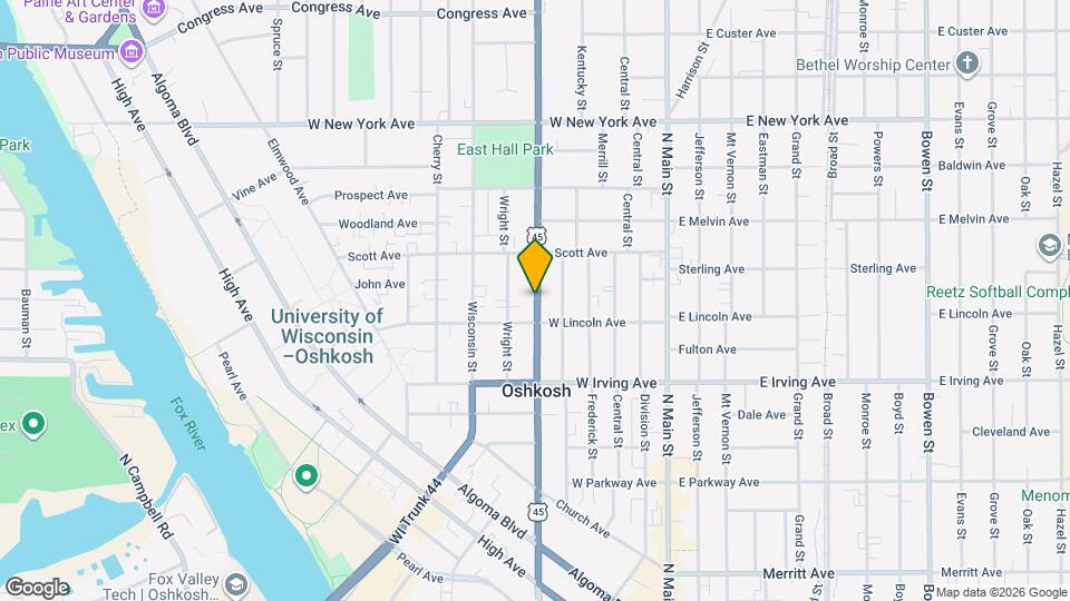 829 Jackson St Map and Location Details