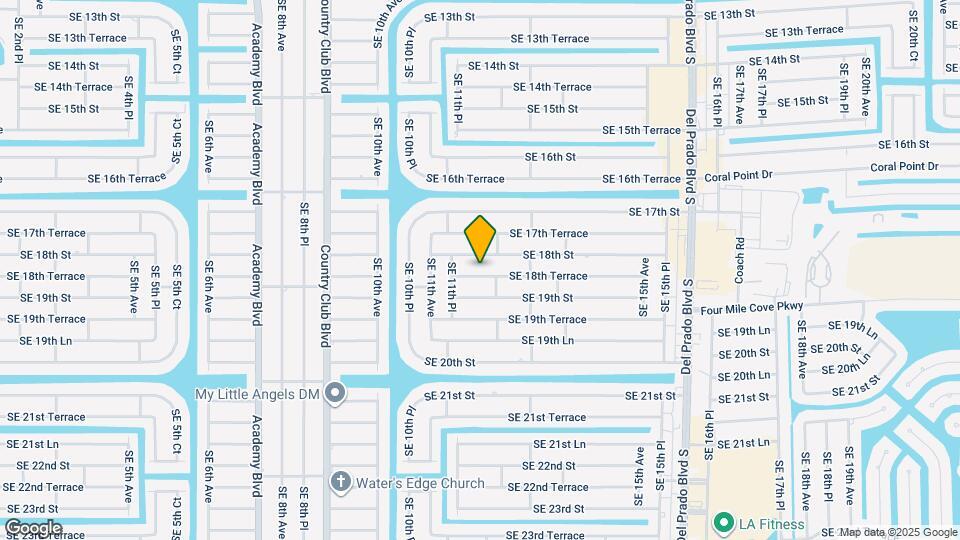 1117 SE 18th Terrace Map and Location Details
