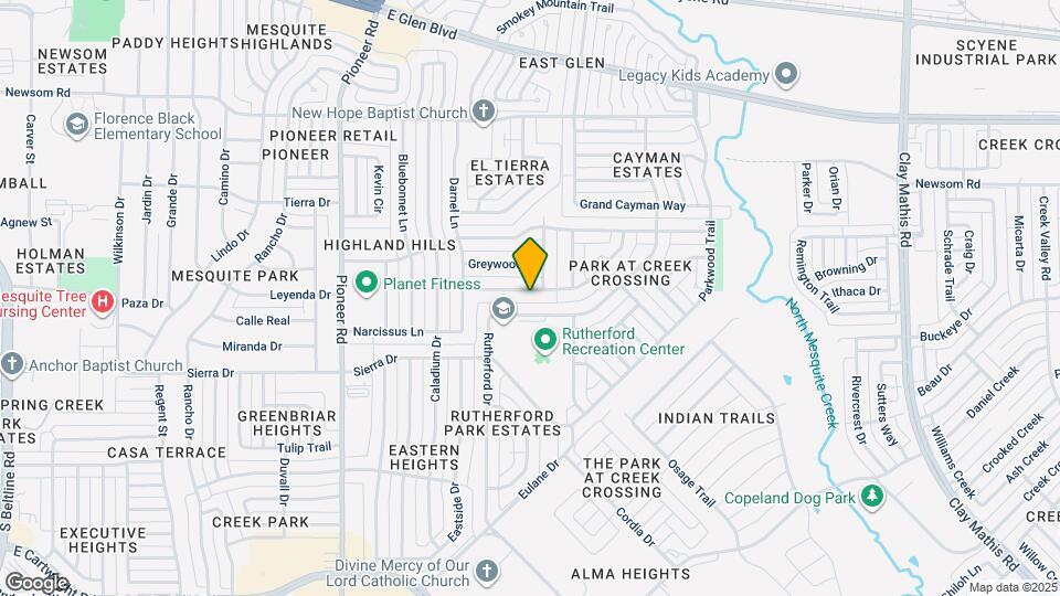 1622 Hillwood Dr Map and Location Details