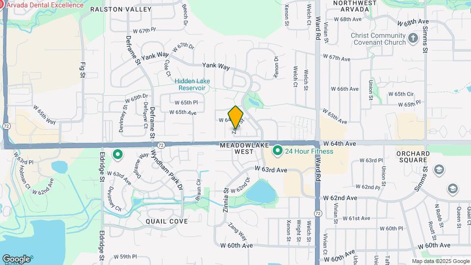 6408 Zang St Map and Location Details