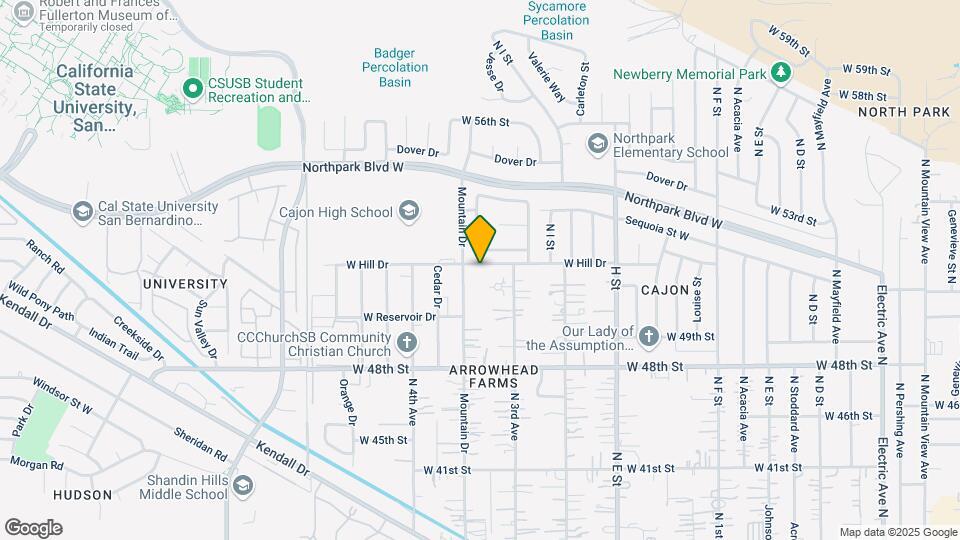 999 W Hill Dr Mapa y Detalles de la Ubicación