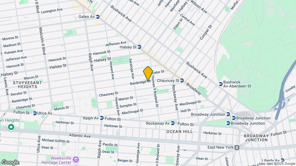 542 Bainbridge St Mapa y Detalles de la Ubicación