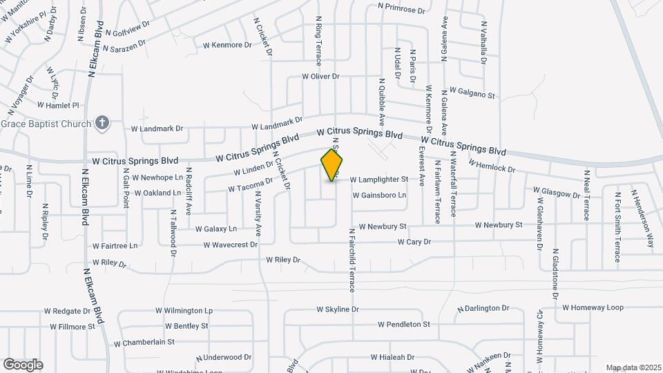 7244 N Santos Dr Map and Location Details