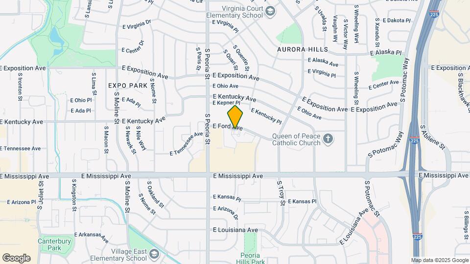 12404 E Tennessee Cir Map and Location Details