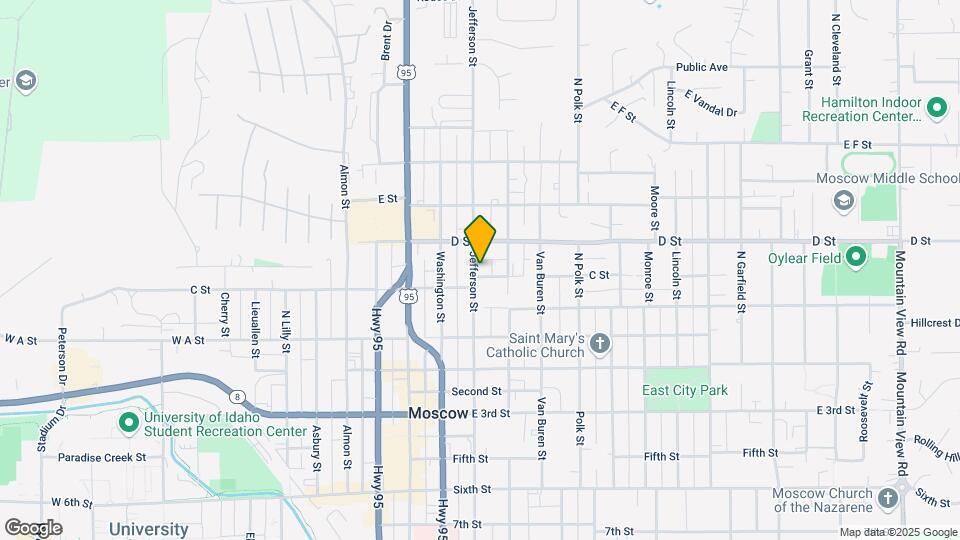 304 N Jefferson St Map and Location Details