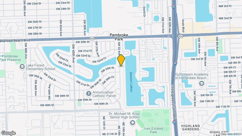 3501 SW 32 Ave Map and Location Details