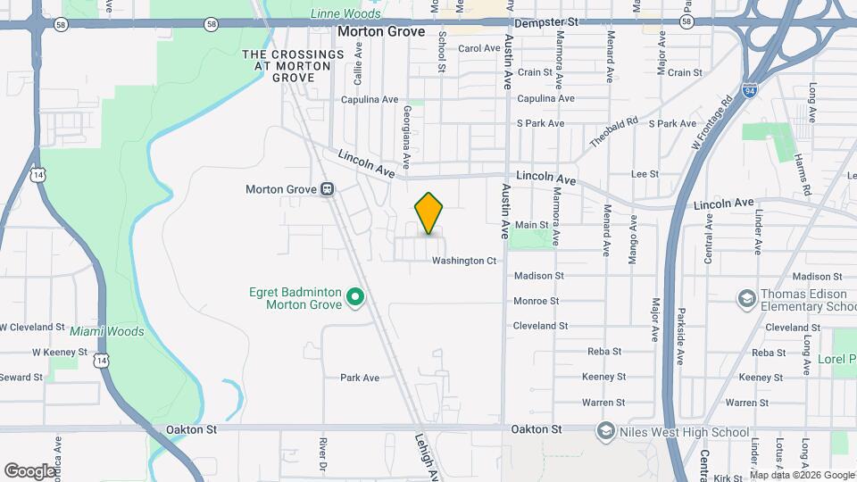 6127 Mayfair Ave Map and Location Details