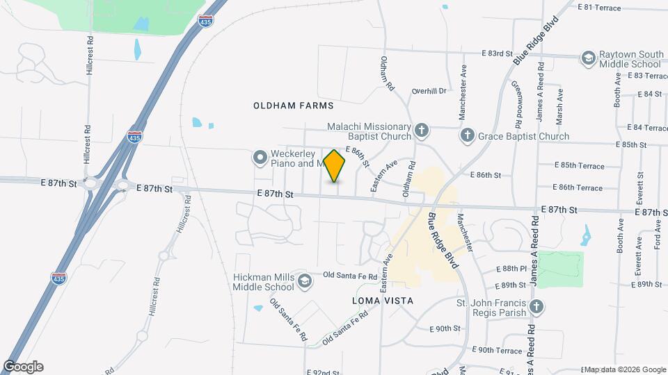 8618 Corrington Ave Map and Location Details