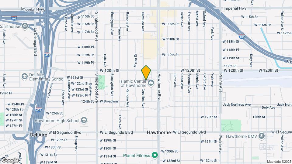 12134 Grevillea Ave Mapa y Detalles de la Ubicación