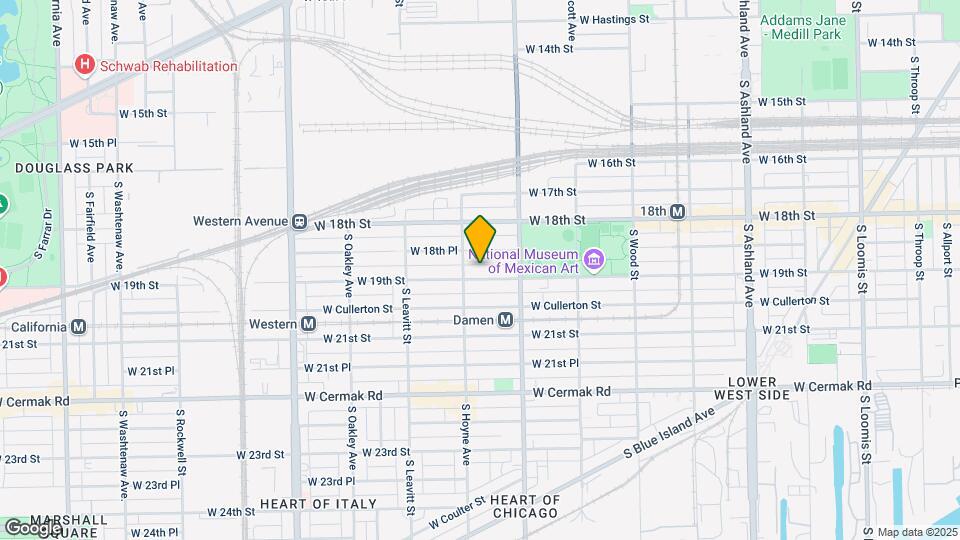 2044 W 19th St Map and Location Details