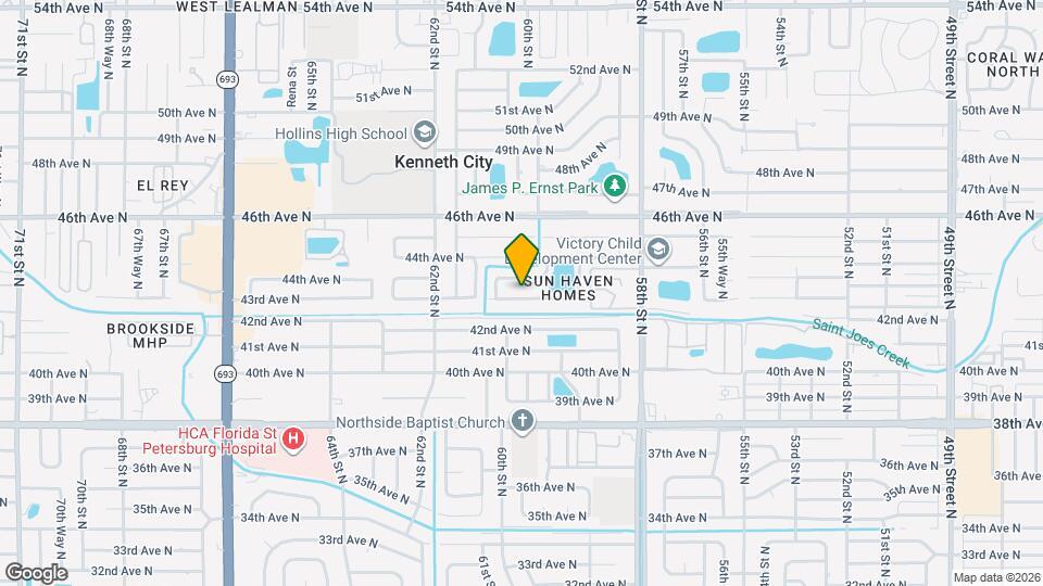 6041 43rd Ave N Map and Location Details