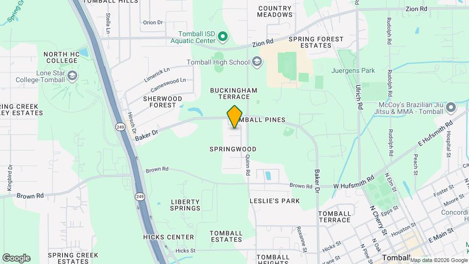 1310 Big Pines Map and Location Details