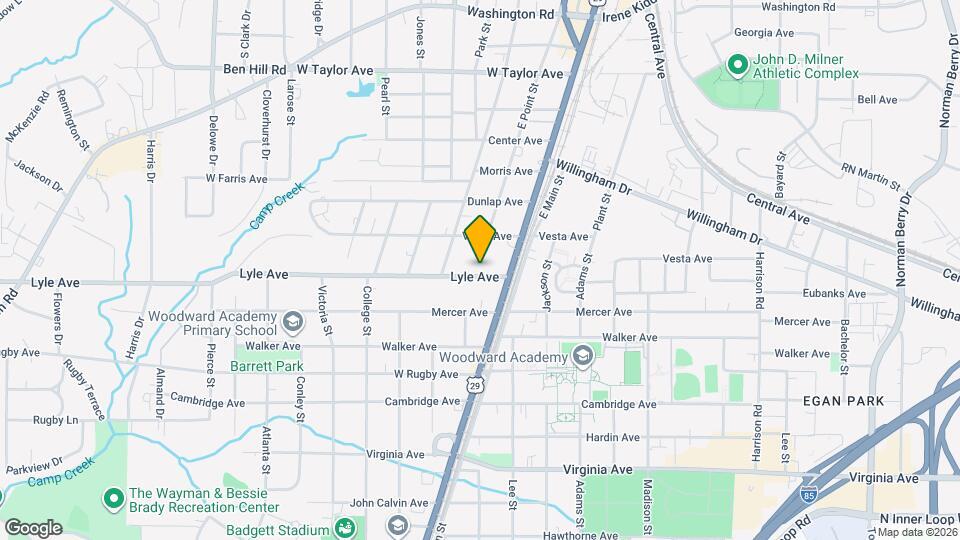 1755 Lyle Ave Map and Location Details