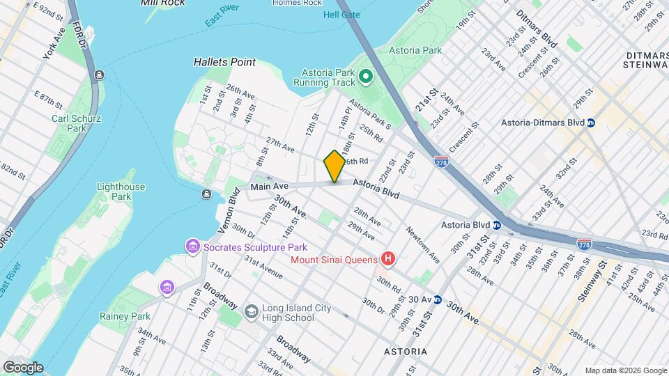1434 Astoria Blvd Map and Location Details