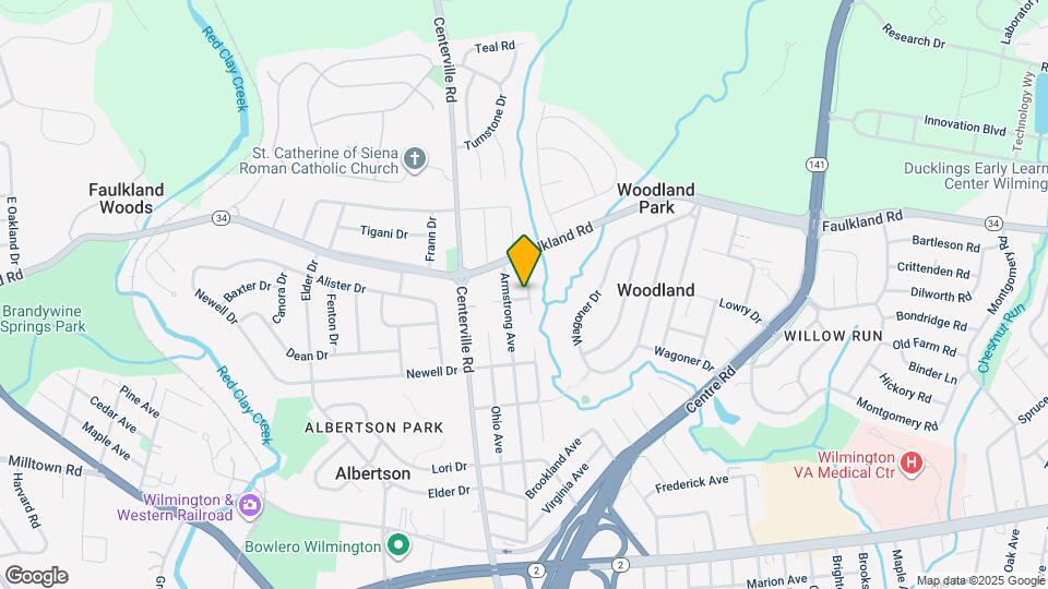 701 Hillside Ave Map and Location Details