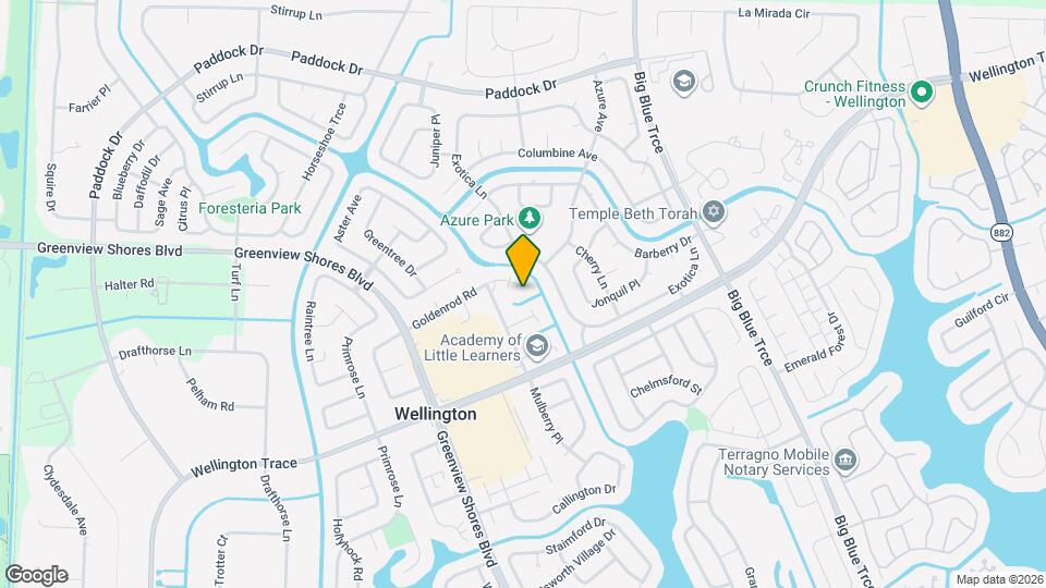 1032 Goldenrod Rd Map and Location Details