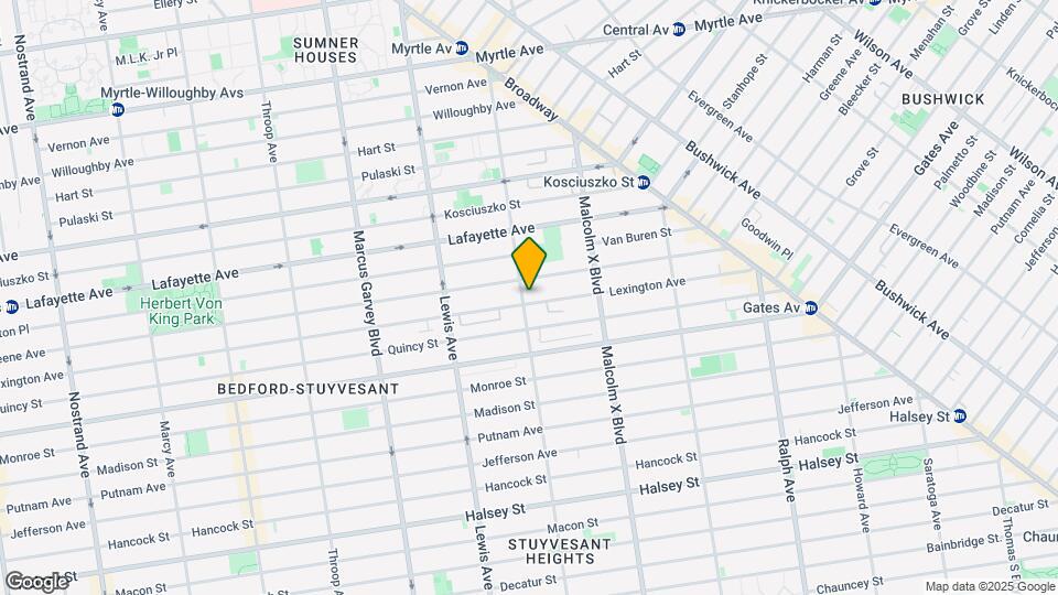 155 Stuyvesant Ave Mapa y Detalles de la Ubicación