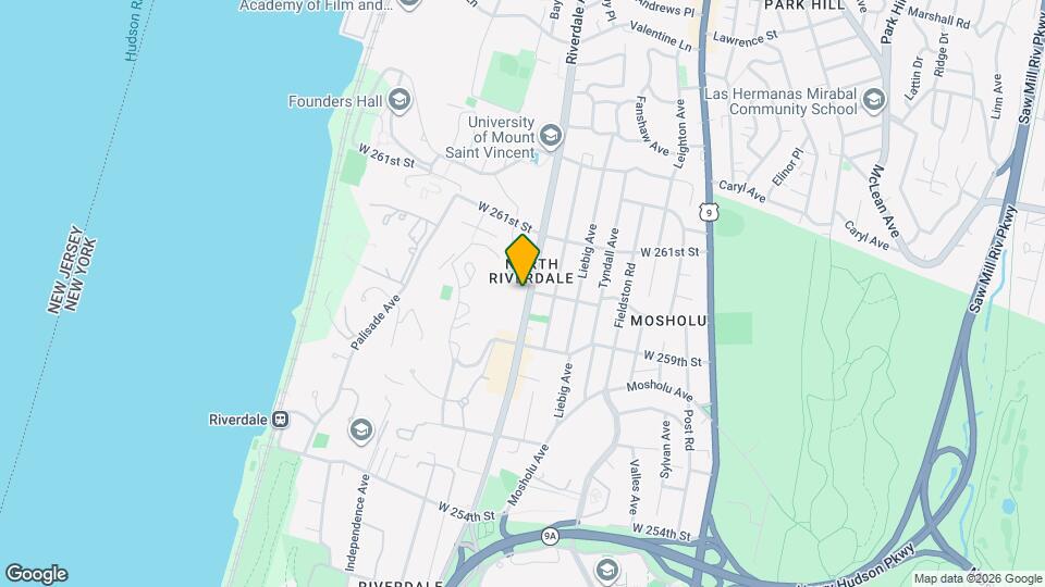 RIVERDALE AVENUE, BRONX, Unit 2 Map and Location Details