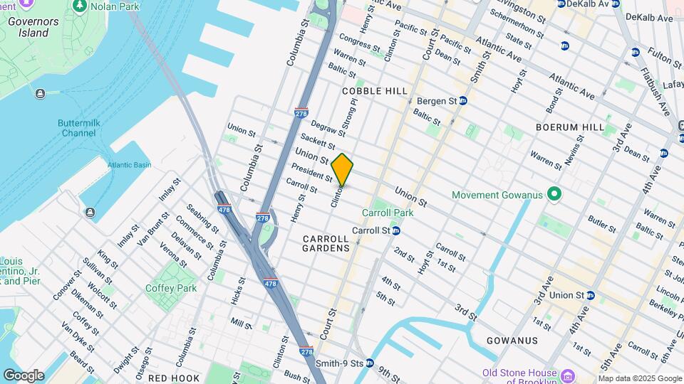 419 Clinton St Mapa y Detalles de la Ubicación