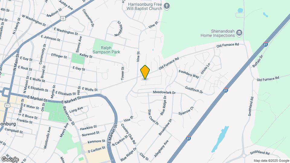 1021 Cherrybrook Dr Map and Location Details