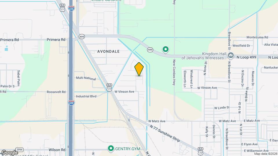 1518 Kratzer St Mapa y Detalles de la Ubicación