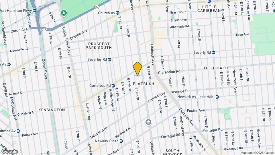 327 E 19th St Mapa y Detalles de la Ubicación