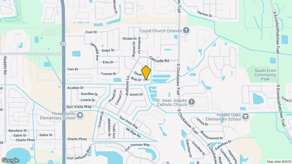8154 Britt Dr Map and Location Details