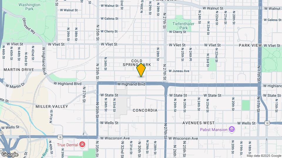 2920 W Highland Blvd Mapa y Detalles de la Ubicación