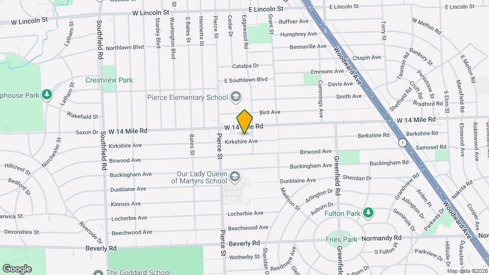 16228 Kirkshire Ave Map and Location Details