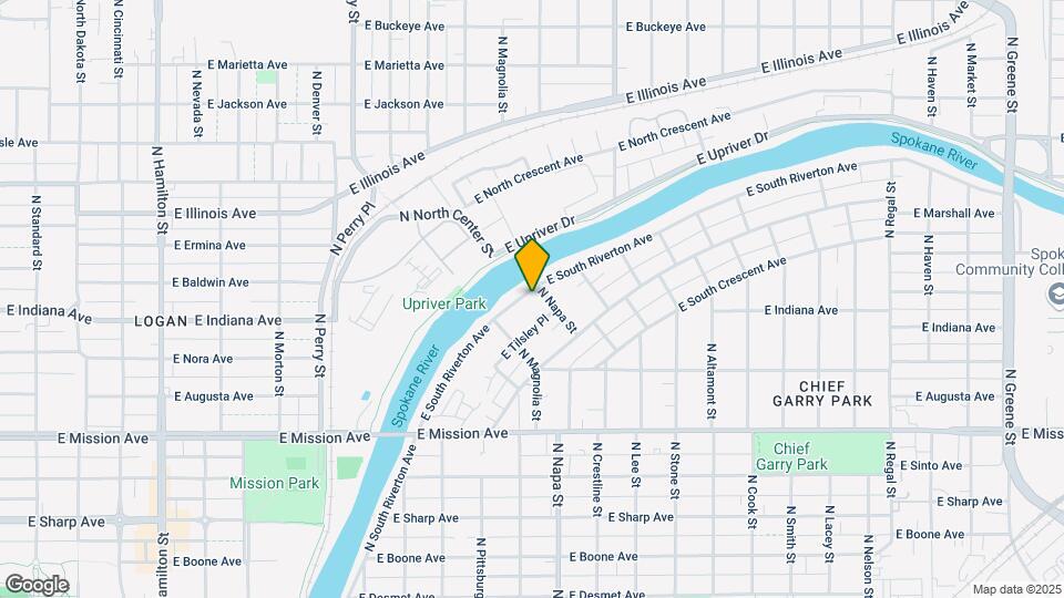 1832 E South Riverton Ave Map and Location Details