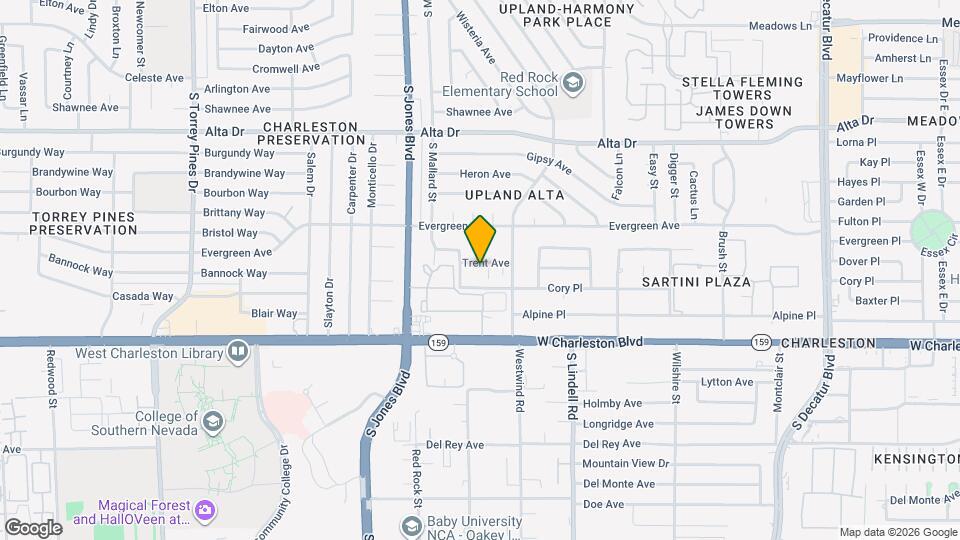5805 Trent Ave Map and Location Details