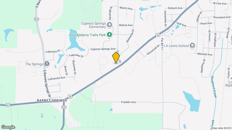 2200 W California Ave Map and Location Details